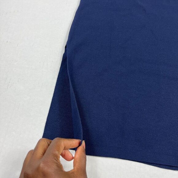 Theory Womens Knit Tunic Shirt Blue Sleeveless Classic Chic Long Tank MEDIUM - Picture 3 of 12